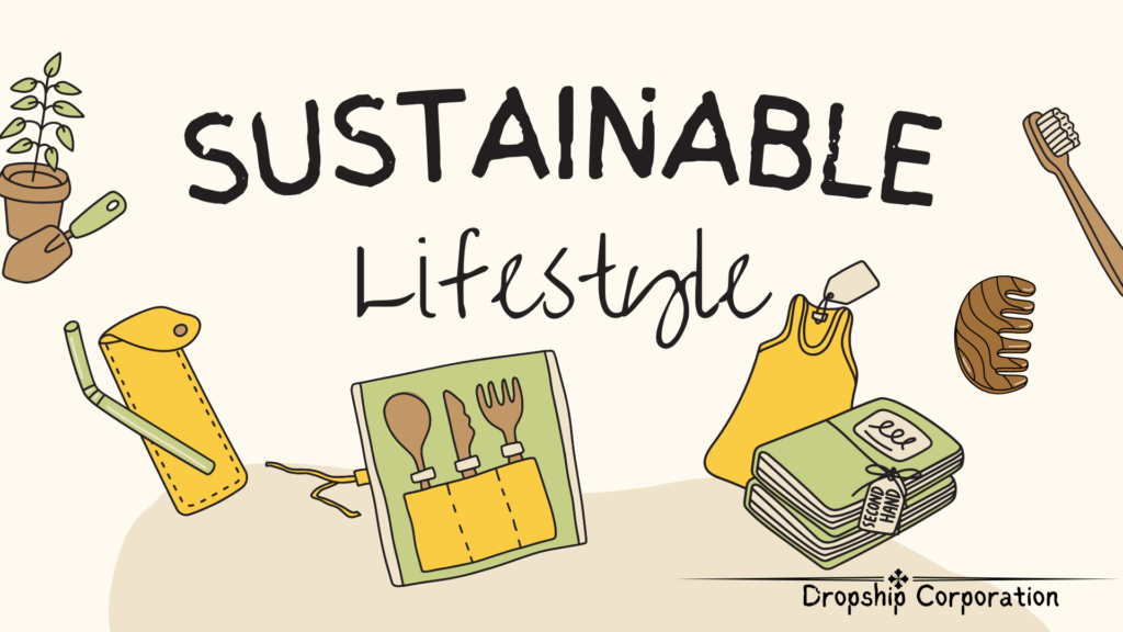 Brown Playful Illustrative Sustainable Lifestyle Keynotes Presentation