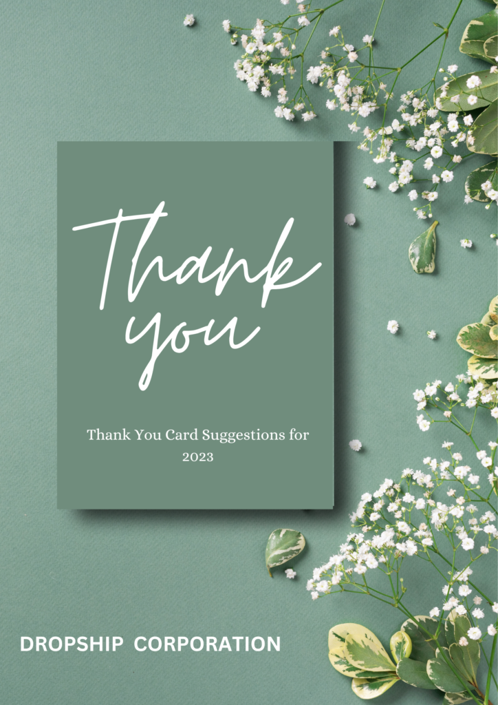 Here Are Top Business Thank You Card Suggestions for 2023 - Dropship ...